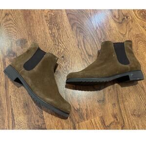 Munro Women’s Suede Leighton Ankle Boots – Brown – Size 7.5 – NWOB